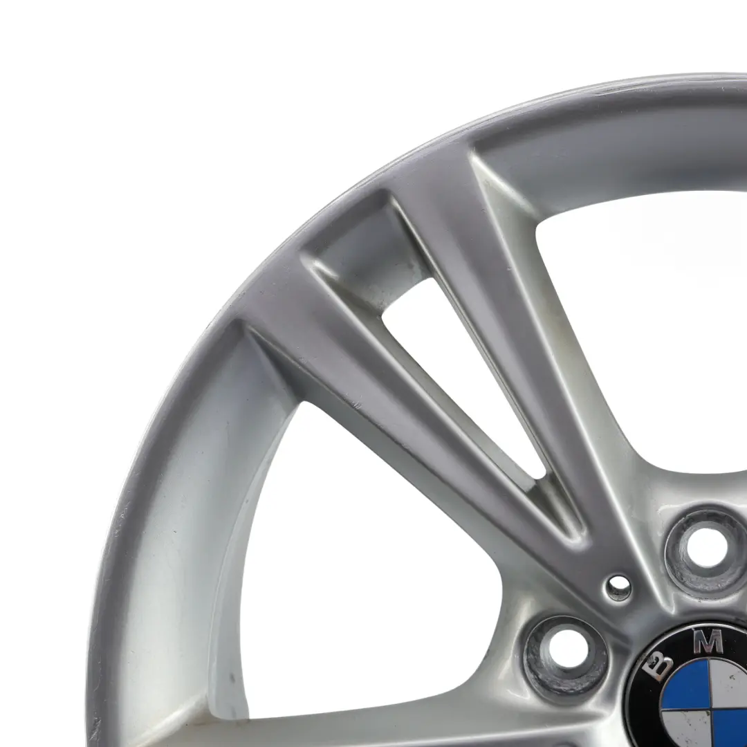 Alloy Rim 18" ET:52 8J Styling 385 to BMW F20 F21 F22 Rear Silver Wheel with Part number 6796213 BMW F20 F21 F22 Rear Silver Wheel Alloy Rim 18" ET:52 8J Styling 385 - SKU 6796213-4 - Part number 6796213