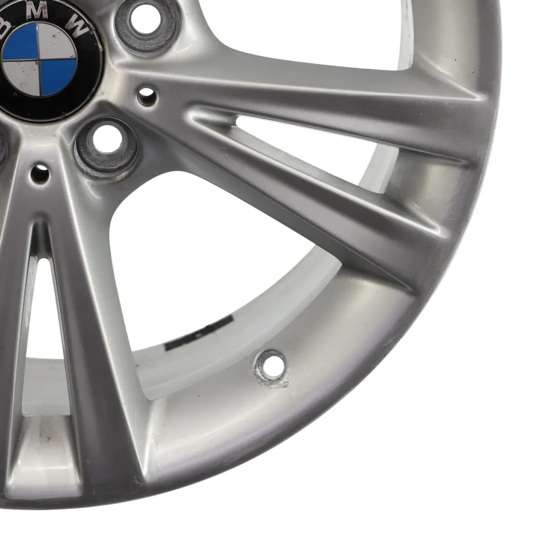 Alloy Rim 18" ET:52 8J Styling 385 to BMW F20 F21 F22 Rear Silver Wheel with Part number 6796213 BMW F20 F21 F22 Rear Silver Wheel Alloy Rim 18" ET:52 8J Styling 385 - SKU 6796213-4 - Part number 6796213
