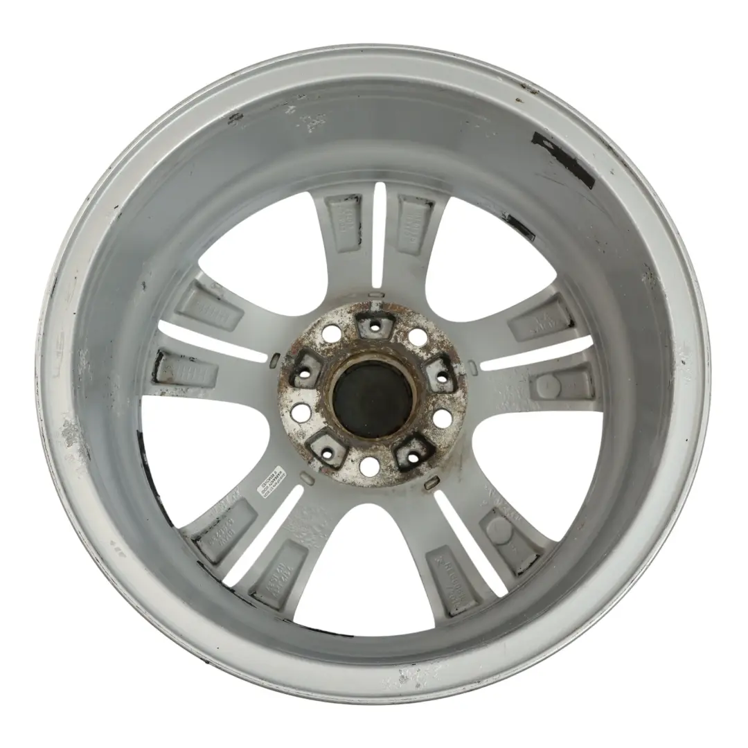 BMW F30 F31 F32 Silver Alloy Wheel Rim 17" Double Spoke 392 ET:37 7,5J - SKU 6796239-7 - Part number 6796239