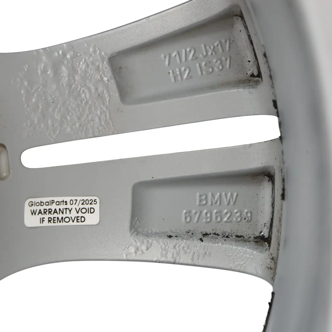 Alloy Wheel Rim 17" Double Spoke 392 ET:37 7,5J to BMW F30 F31 F32 Silver with Part number 6796239 BMW F30 F31 F32 Silver Alloy Wheel Rim 17" Double Spoke 392 ET:37 7,5J - SKU 6796239-7 - Part number 6796239