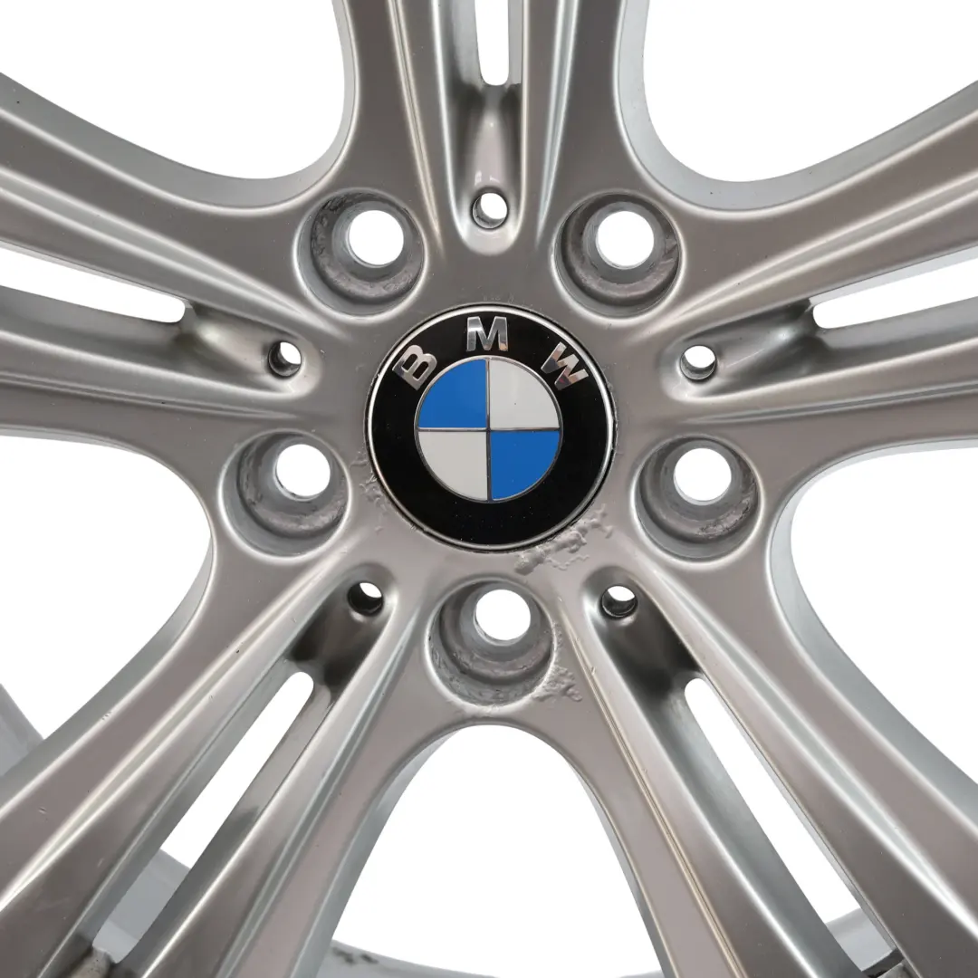 BMW F30 F31 F32 Silver Alloy Wheel Rim 17" Double Spoke 392 ET:37 7,5J - SKU 6796239-7 - Part number 6796239