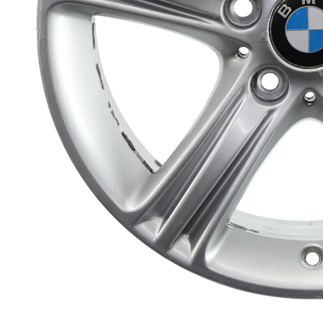 BMW F30 F31 F32 Silver Alloy Wheel Rim 17" Star Spoke 393 ET:37 7,5J - SKU 6796242-4 - Part number 6796242