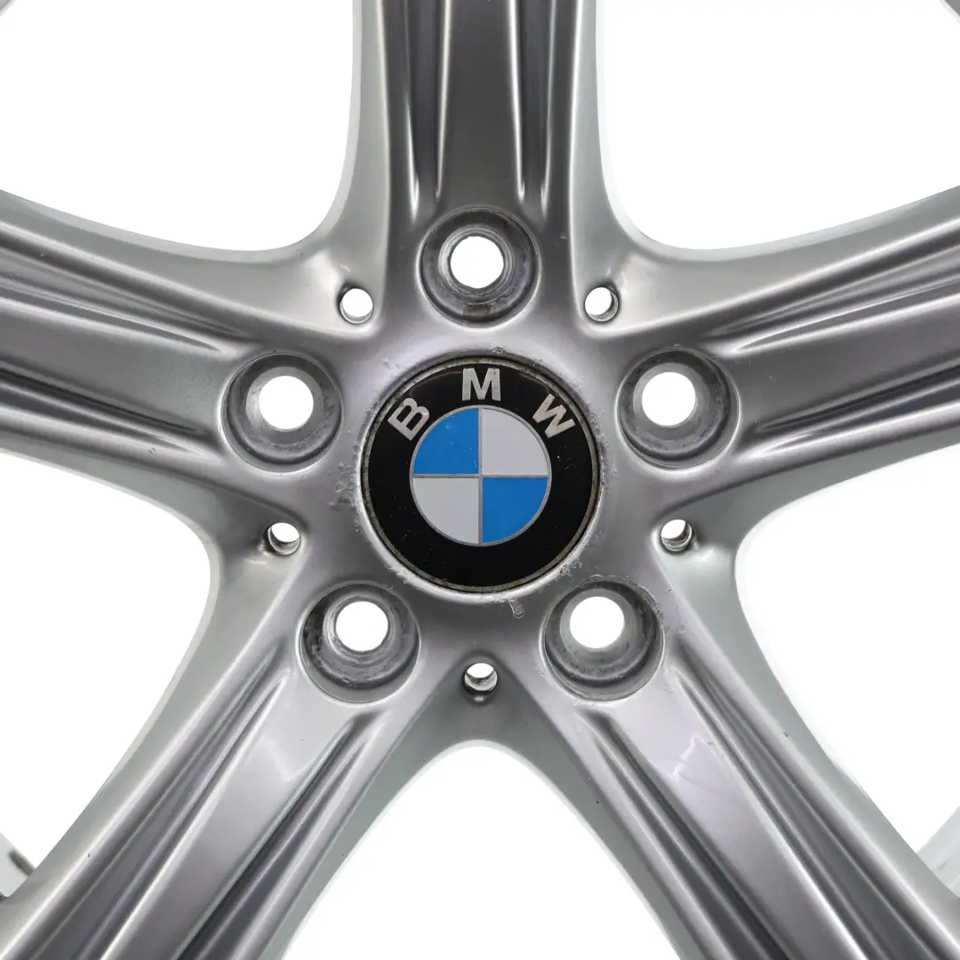 BMW F30 F31 F32 Silver Alloy Wheel Rim 17" Star Spoke 393 ET:37 7,5J - SKU 6796242-4 - Part number 6796242