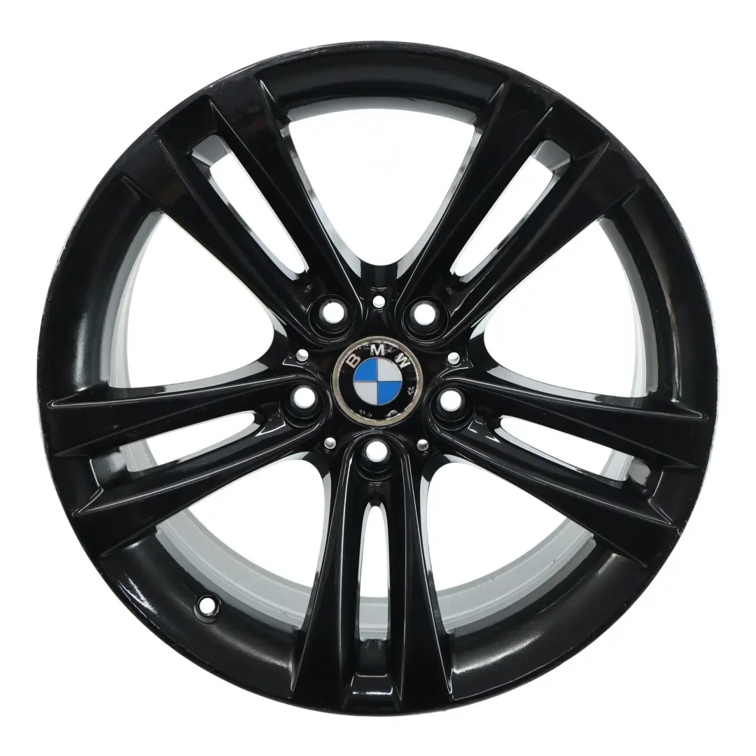 BMW F30 F31 F32 F33 Black Wheel Alloy Rim 18" ET:34 8J Double Spoke 397 - SKU 6796247-7 - Part number 6796247