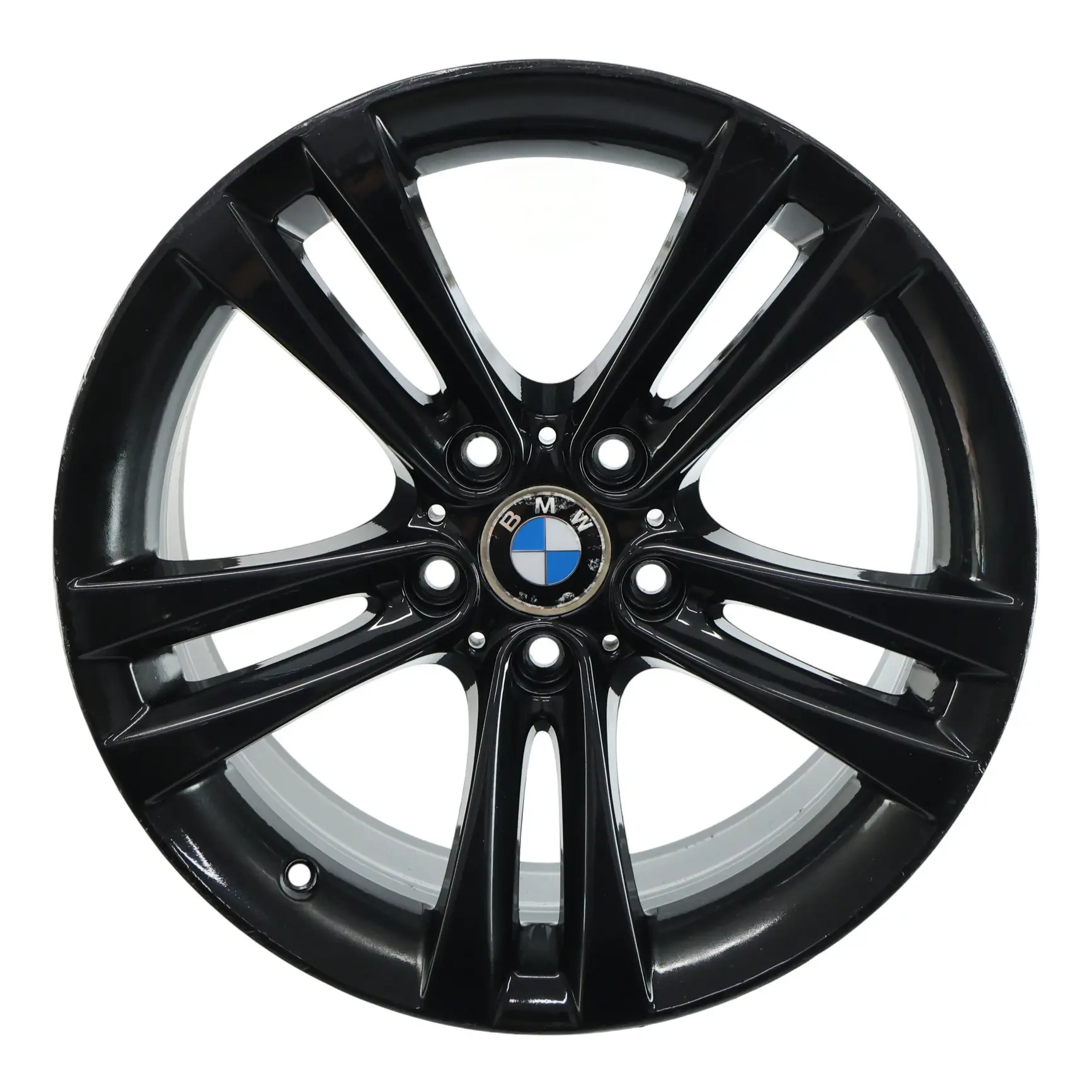 BMW F30 F31 F32 F33 Black Wheel Alloy Rim 18" ET:34 8J Double Spoke 397 6796247
