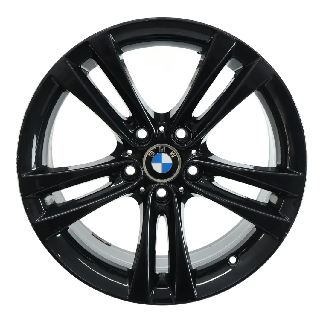 Llanta Aleación Negra 18" 8J ET:34 Doble Radio 397 para BMW F30 F31 F32 F33 con número de pieza 6796247 BMW F30 F31 F32 F33 Llanta Aleación Negra 18" 8J ET:34 Doble Radio 397 - SKU 6796247-9 - Número de pieza 6796247