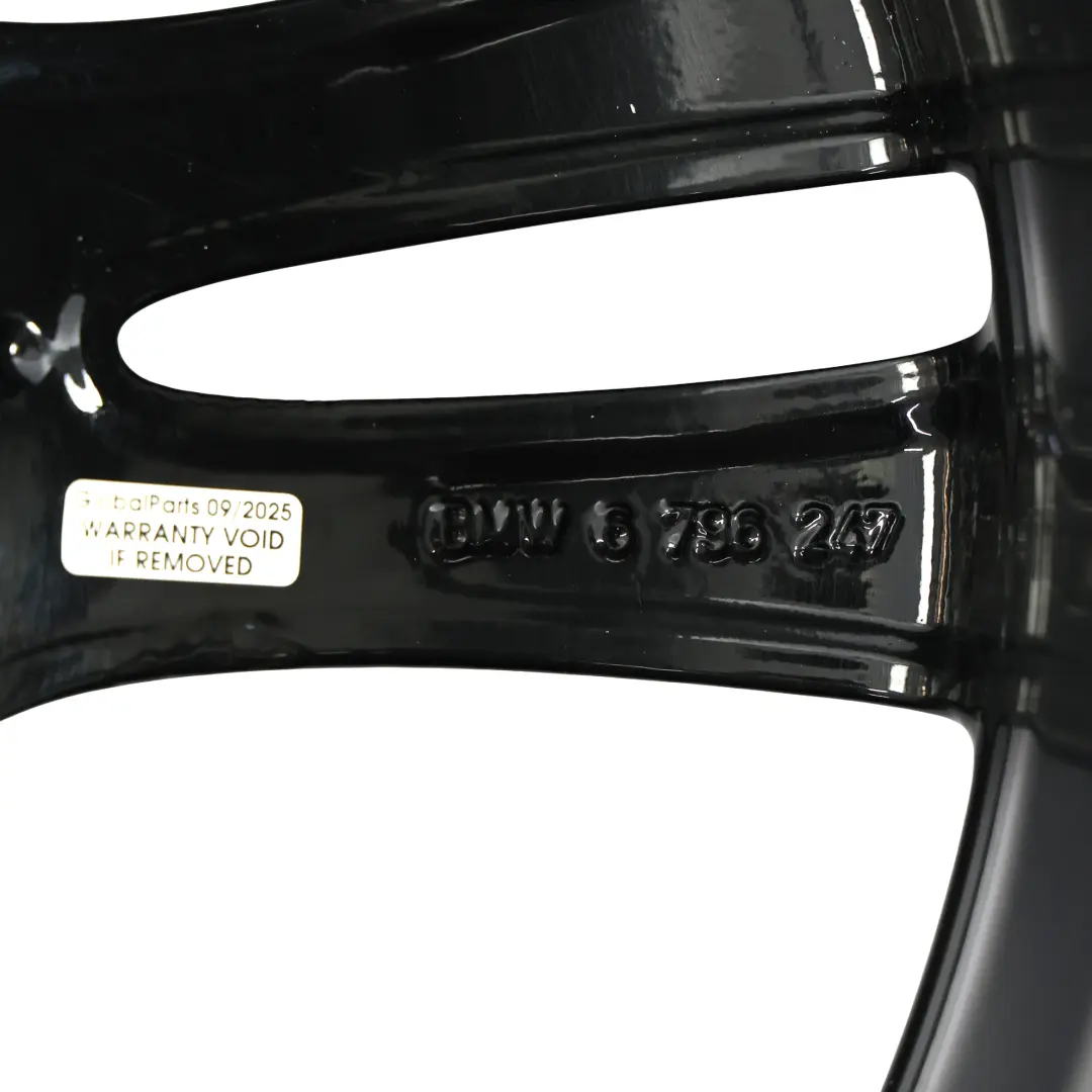 BMW F30 F31 F32 F33 Llanta Aleación Negra 18" 8J ET:34 Doble Radio 397 - SKU 6796247-9 - Número de pieza 6796247