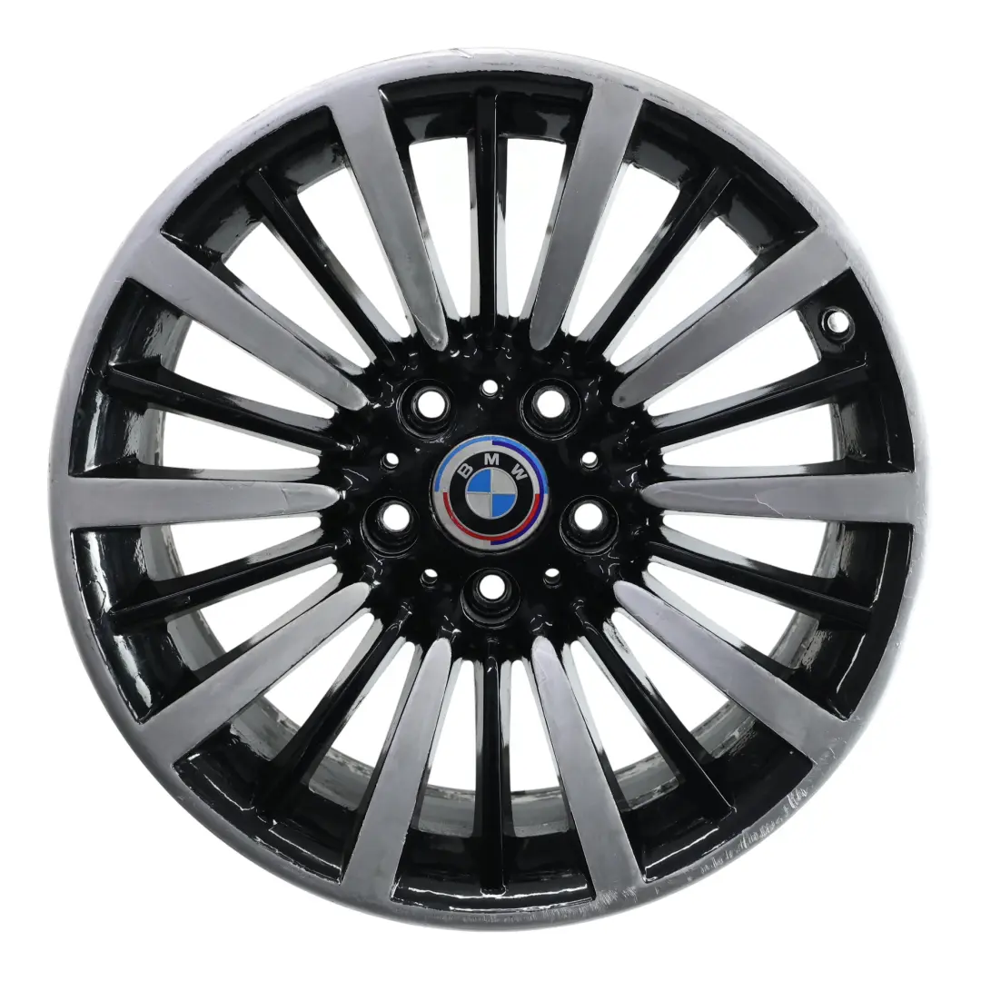 Bicolor Wheel Alloy Rim 18" 8J ET:34 Multispoke 416 to BMW F30 F32 with Part number 6796249 BMW F30 F32 Bicolor Wheel Alloy Rim 18" 8J ET:34 Multispoke 416 - SKU 6796249-9 - Part number 6796249