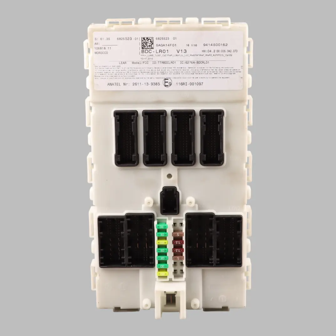 Body Domain Controller BDC Comfort Control Unit to Mini F55 F56 F57 with Part number 6825523 Mini F55 F56 F57 Body Domain Controller BDC Comfort Control Unit - SKU 6825523 - Part number 6825523