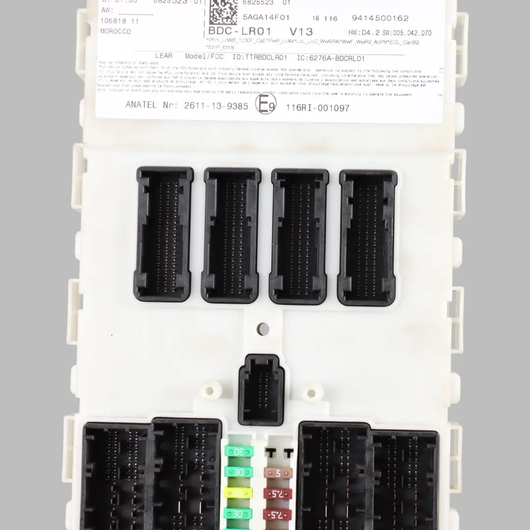 Body Domain Controller BDC Comfort Control Unit to Mini F55 F56 F57 with Part number 6825523 Mini F55 F56 F57 Body Domain Controller BDC Comfort Control Unit - SKU 6825523 - Part number 6825523
