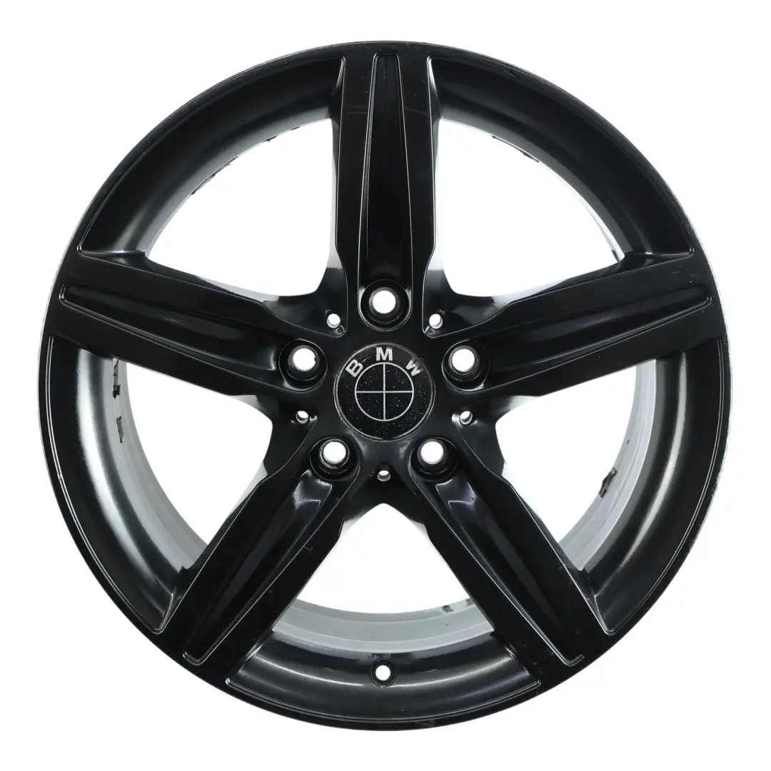 BMW F20 F21 Black Alloy Wheel Rim 17" Star Spoke 379 ET:43 7,5J - SKU 6850151-7 - Part number 6850151