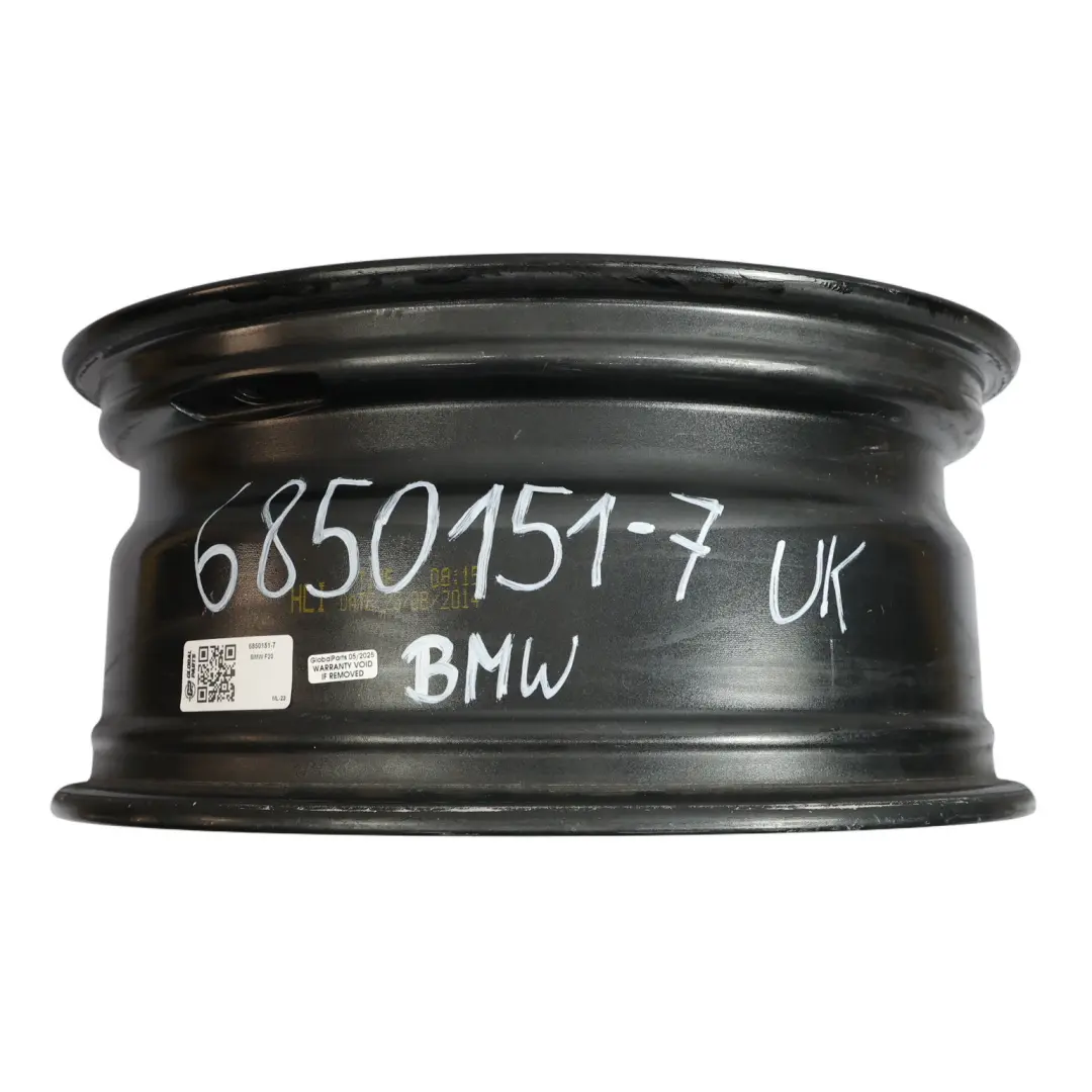 BMW F20 F21 Black Alloy Wheel Rim 17" Star Spoke 379 ET:43 7,5J - SKU 6850151-7 - Part number 6850151