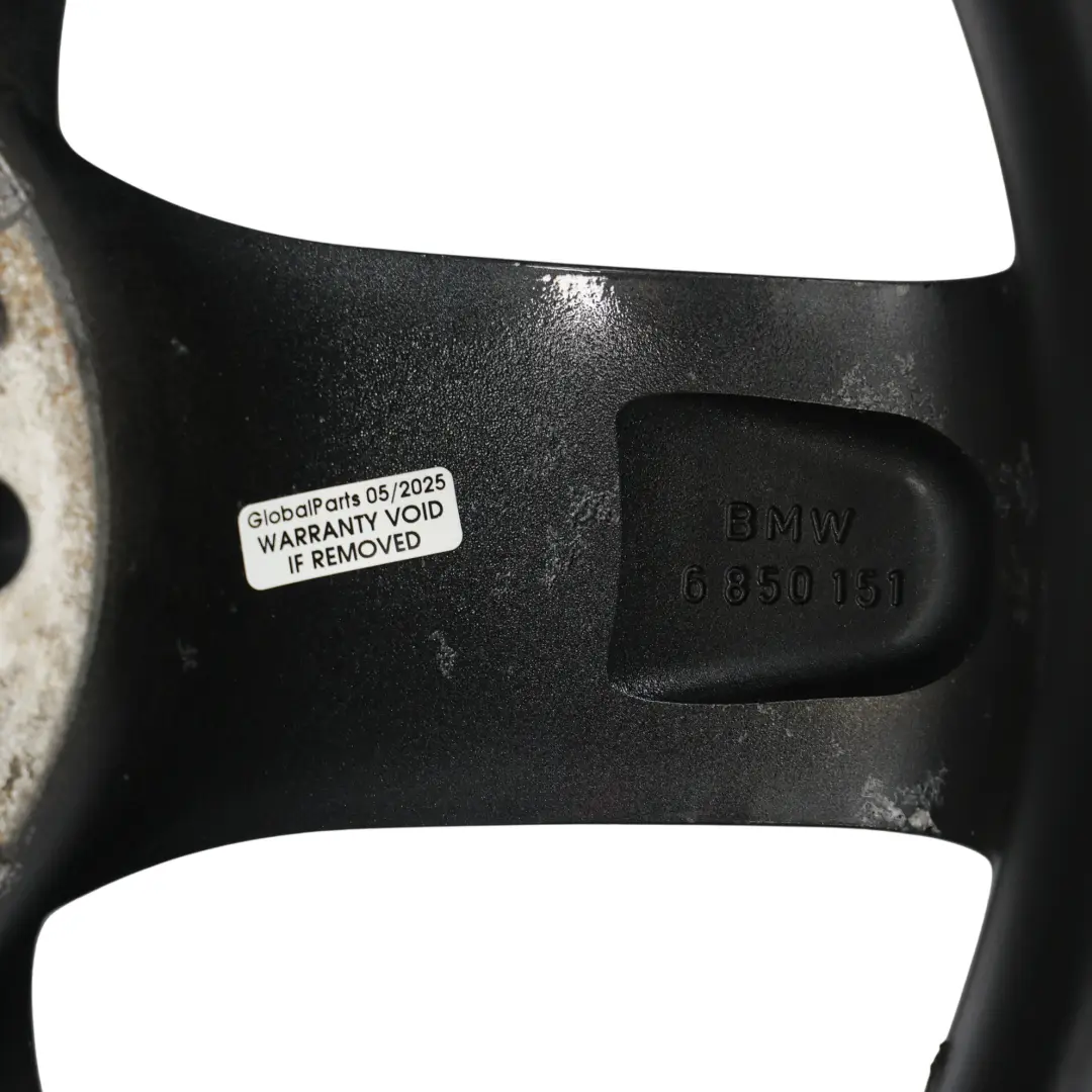 BMW F20 F21 Black Alloy Wheel Rim 17" Star Spoke 379 ET:43 7,5J - SKU 6850151-7 - Part number 6850151