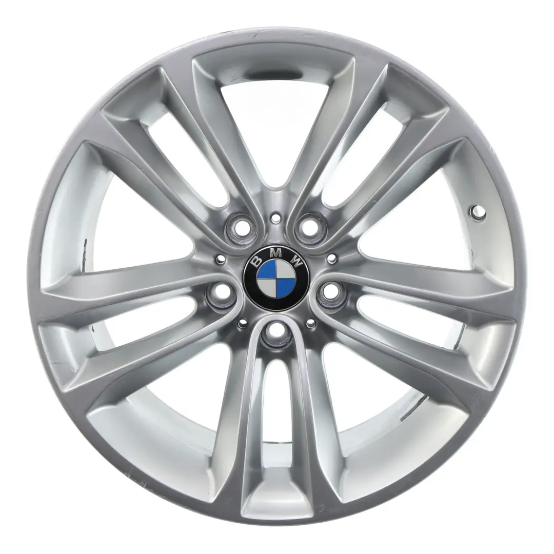 Llanta Aleación Gris Férrico 18" Radios Dobles 421 8J ET:30 para BMW X1 E84 con número de pieza 6850293 BMW X1 E84 Llanta Aleación Gris Férrico 18" Radios Dobles 421 8J ET:30 - SKU 6850293-4 - Número de pieza 6850293