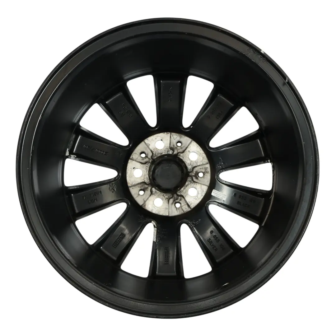 Mini Cooper F55 F56 Black Wheel Alloy Rim 17" ET:54 7J Cosmos Spoke 499 - SKU 6855109-1 - Part number 6855109