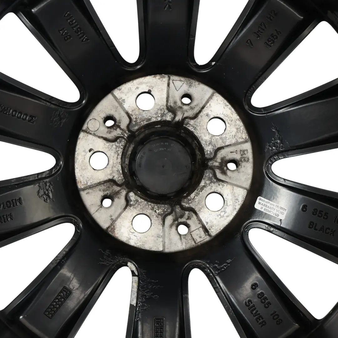 Mini Cooper F55 F56 Czarna Felga Aluminiowa Alufelga 17" ET:54 7J - SKU 6855109-1 - Numer Części 6855109