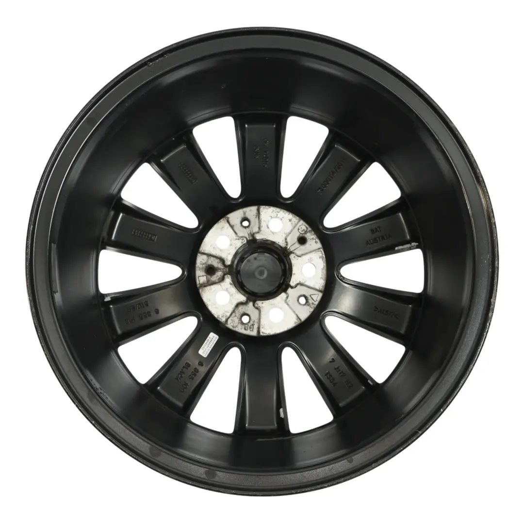 Mini Cooper F55 F56 Schwarz Alufelge 17" ET:54 7J Cosmos Speiche 499 - SKU 6855109-2 - Teilenummer 6855109