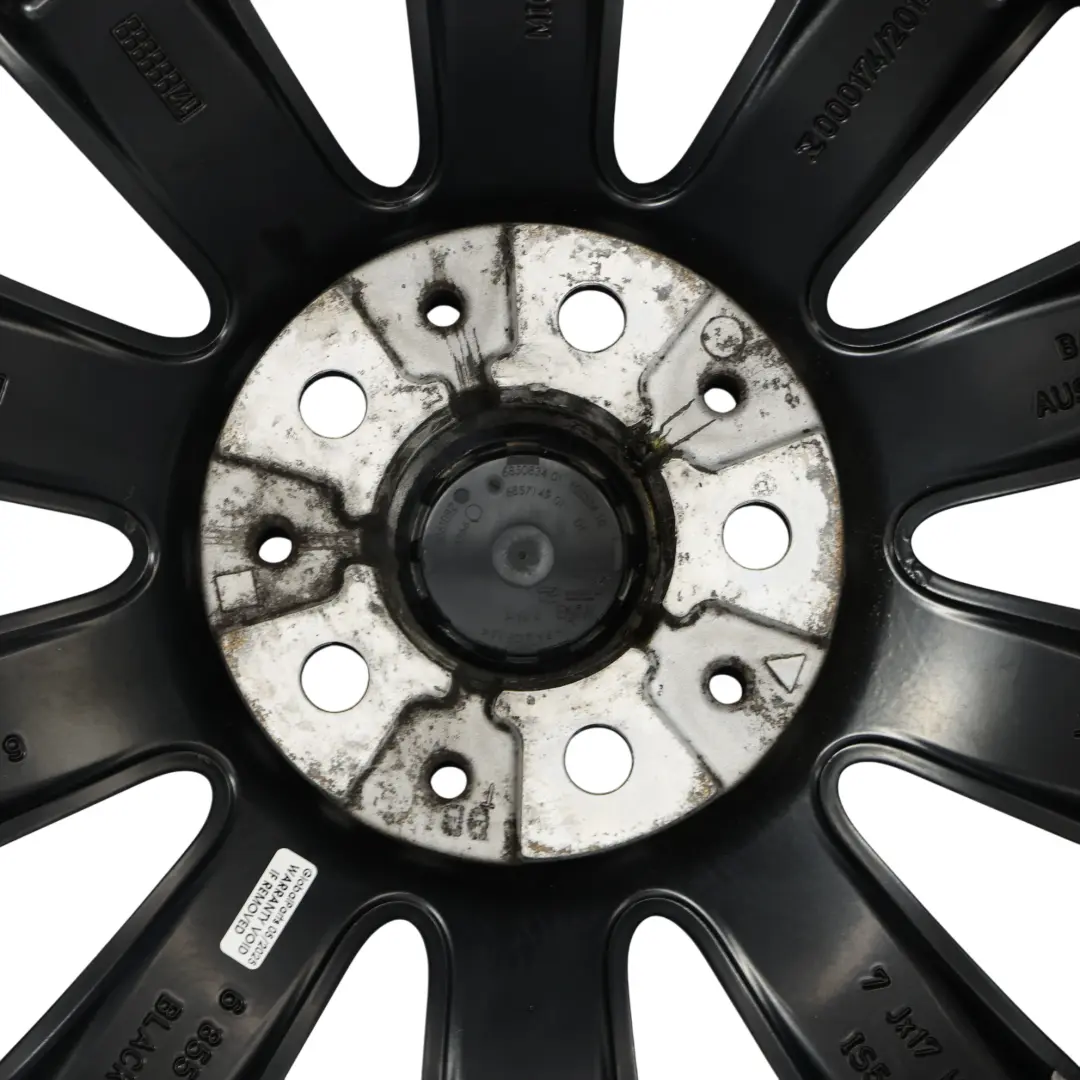 Mini Cooper F55 F56 Schwarz Alufelge 17" ET:54 7J Cosmos Speiche 499 - SKU 6855109-2 - Teilenummer 6855109
