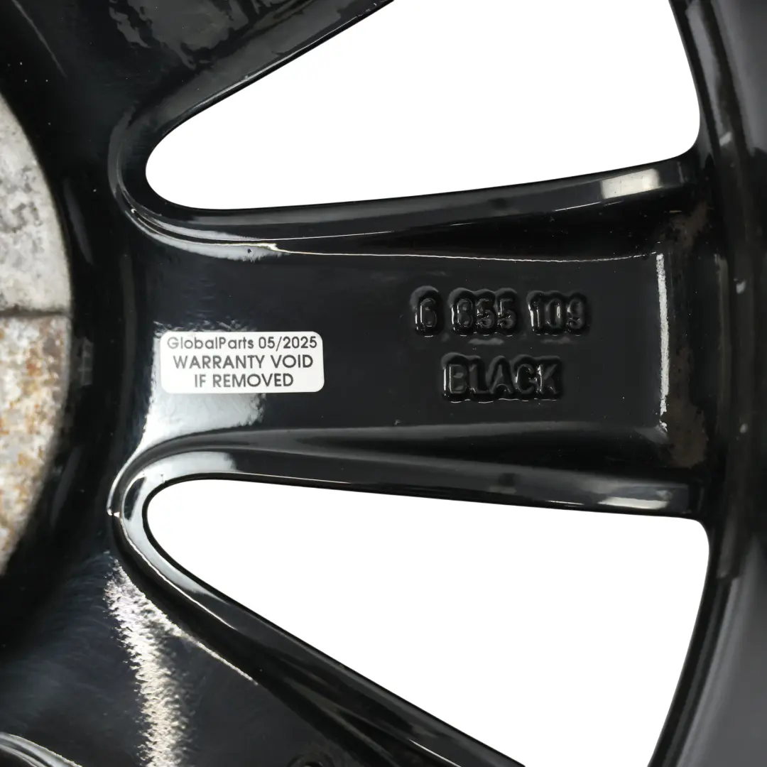 llanta aleación negro 17 "ET: 54 7J Cosmos Spoke 499 para Mini Cooper F55 F56 con número de pieza 6855109 Mini Cooper F55 F56 llanta aleación negro 17 "ET: 54 7J Cosmos Spoke 499 - SKU 6855109-2 - Número de pieza 6855109