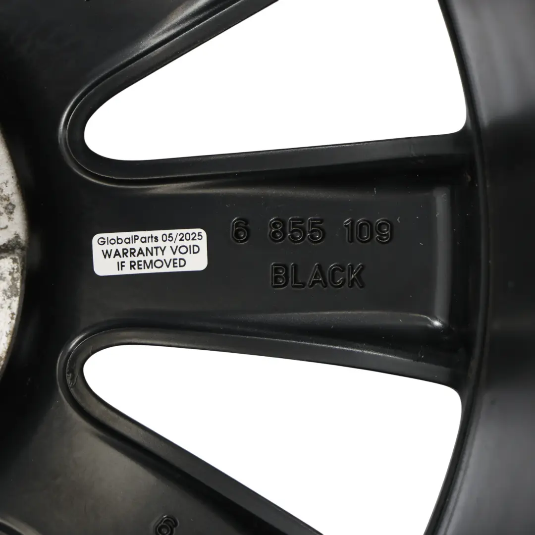 Mini Cooper F55 F56 Schwarz Alufelge 17" ET:54 7J Cosmos Speiche 499 - SKU 6855109-2 - Teilenummer 6855109