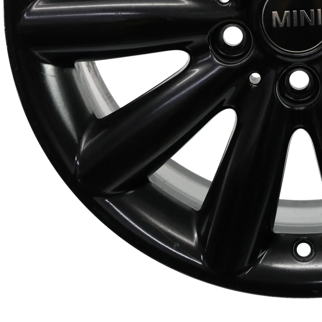 Mini Cooper F55 F56 Black Wheel Alloy Rim 17" ET:54 7J Cosmos Spoke 499 - SKU 6855109-4 - Part number 6855109
