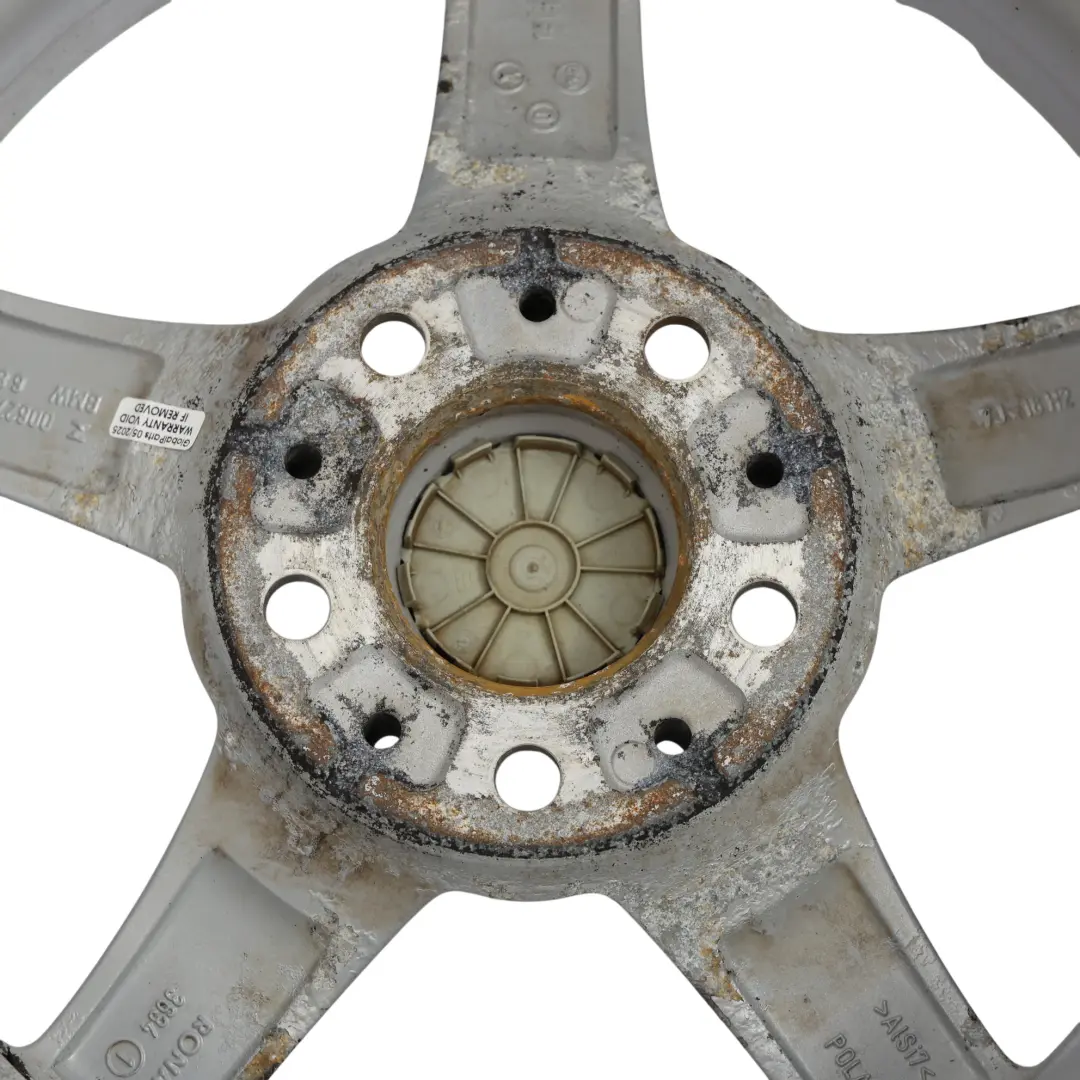 BMW F20 F21 F22 F23 Silver Wheel Alloy Rim 16" 7J ET:40 Star Spoke 654 - SKU 6866302-2 - Part number 6866302