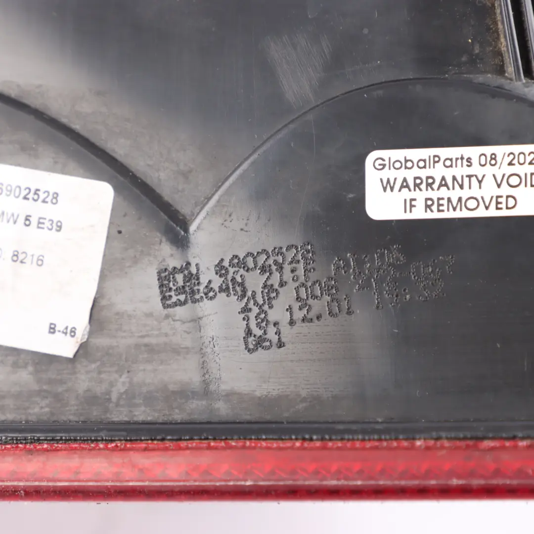 Lamp Tail Light Right O/S to BMW E39 Rear with Part number 6902528 BMW E39 Rear Lamp Tail Light Right O/S - SKU 6902528 - Part number 6902528
