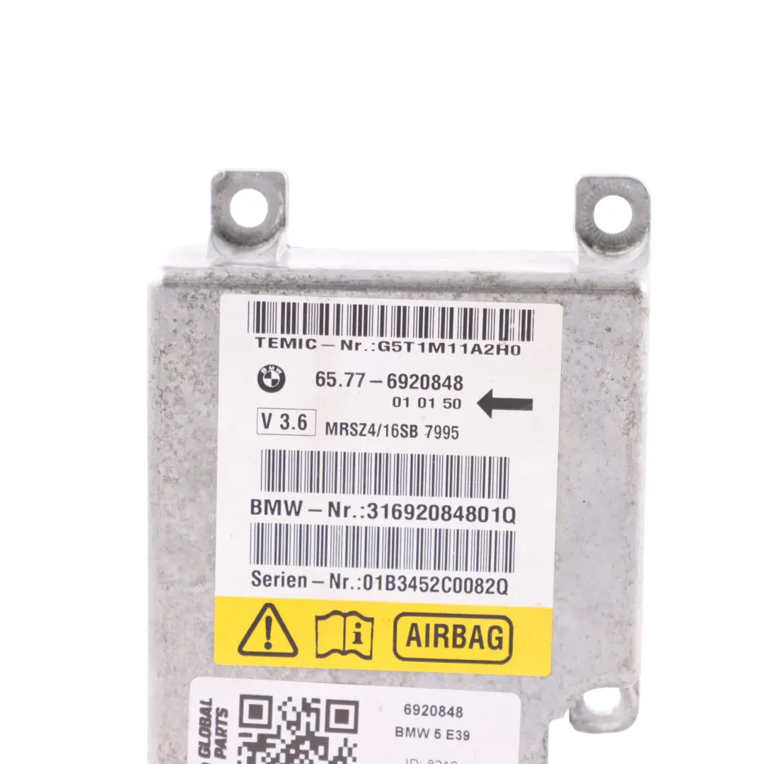 BMW E39 Air Module Control Unit ECU - SKU 6920848 - Part number 6920848