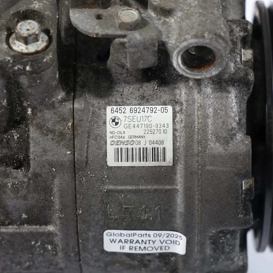 M57N2 Diesel Air Conditioning A/C Compressor to BMW E90 E91 E92 E93 LCI with Part number 6924792 BMW E90 E91 E92 E93 LCI M57N2 Diesel Air Conditioning A/C Compressor - SKU 6924792-1 - Part number 6924792