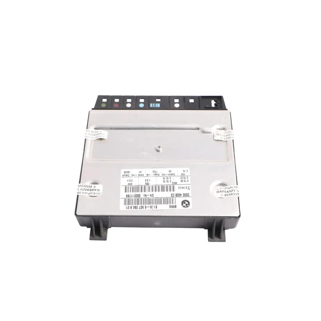 Sitz Steuergerät Modul Links Rechts Temic für BMW E60 mit Teilenummer 6927260 BMW E60 Sitz Steuergerät Modul Links Rechts Temic - SKU 6927260 - Teilenummer 6927260