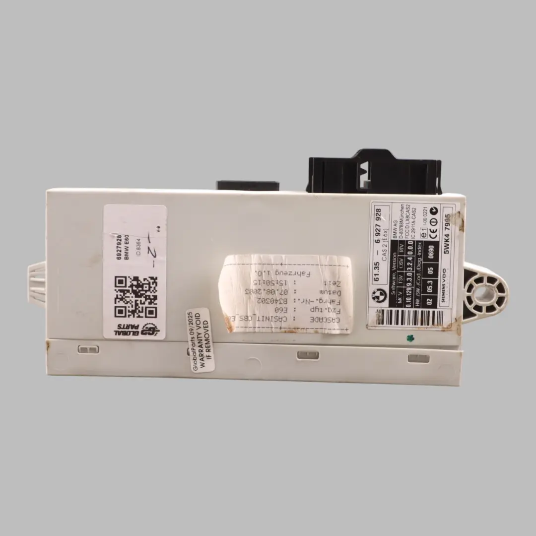  CAS2 Module BMW E60 E61 E63 E64 Car Key Reader Control Unit ECU - SKU 6927928 - Part number 6927928