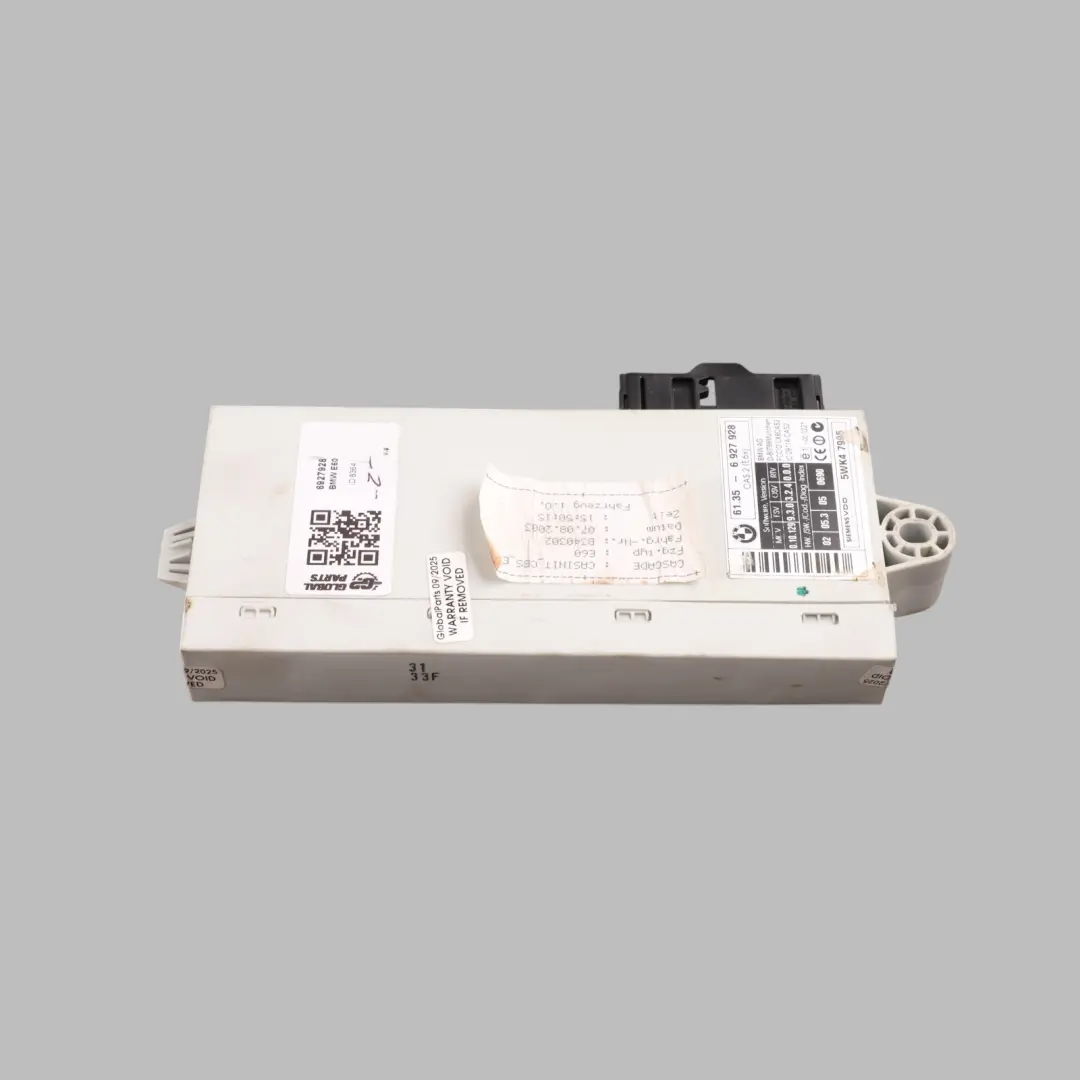  CAS2 Module BMW E60 E61 E63 E64 Car Key Reader Control Unit ECU - SKU 6927928 - Part number 6927928