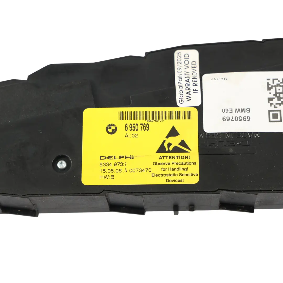 BMW E60 X5 E70 X6 E71 Front Switch Seat Adjusting Left N/S - SKU 6950769 - Part number 6950769