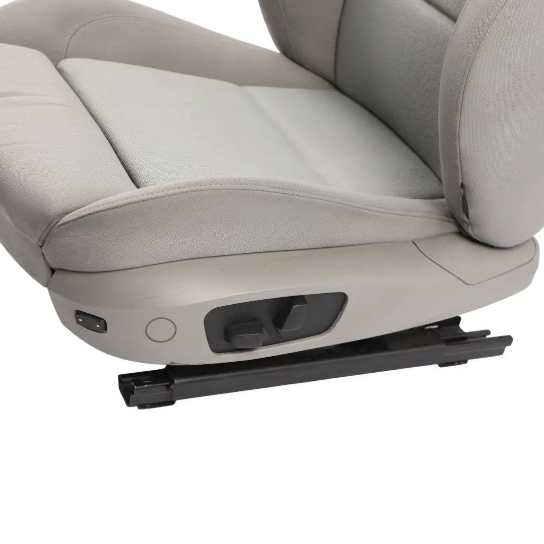 Front Seat Memory Cloth Fabric Fluid Grey Left N/S to BMW E92 Coupe M Sport with Part number 6979155 BMW E92 Coupe M Sport Front Seat Memory Cloth Fabric Fluid Grey Left N/S - SKU 6979155 - Part number 6979155