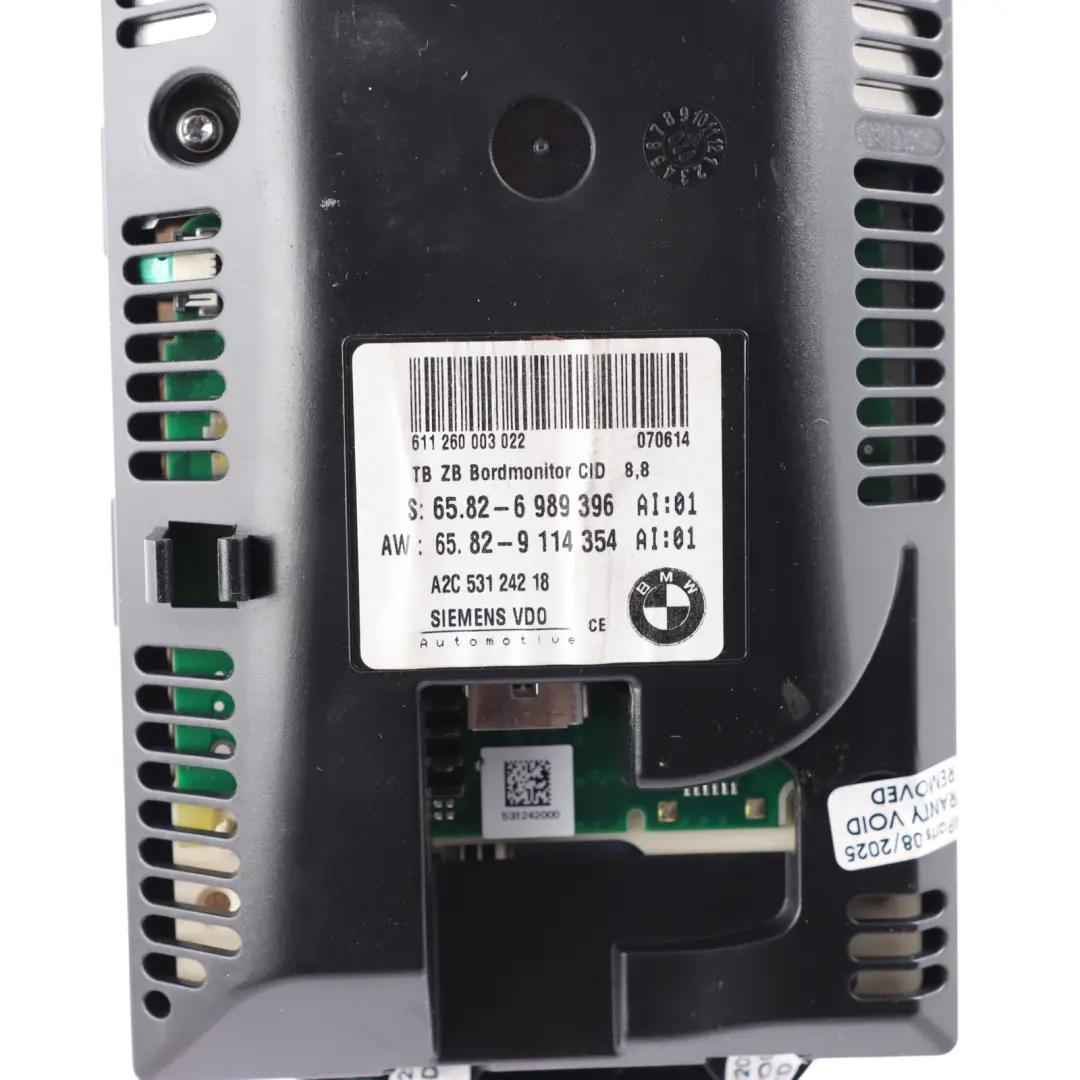 Dashboard Onboard Monitor Display Screen 8.8 CCC to BMW E60 E90 with Part number 6989396 BMW E60 E90 Dashboard Onboard Monitor Display Screen 8.8 CCC - SKU 6989396-1 - Part number 6989396
