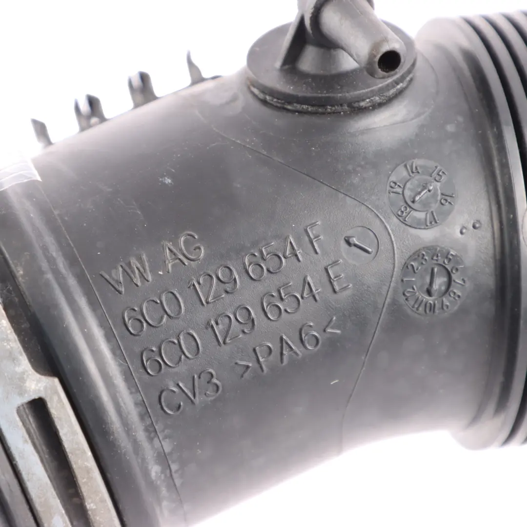 Mk5 6R Air Intake Suction Pipe Line Tube Diesel to Volkswagen Polo with Part number 6C0129654F Volkswagen Polo Mk5 6R Air Intake Suction Pipe Line Tube Diesel - SKU 6C0129654F - Part number 6C0129654F