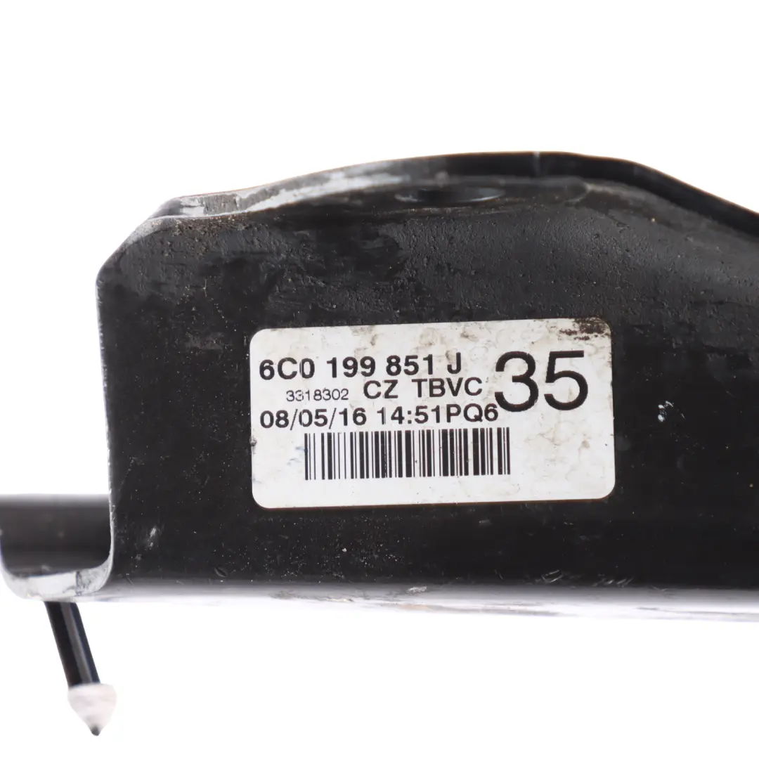 Volkswagen Polo Mk5 Manual Gearbox Lower Bracket Support Holder - SKU 6C0199851J - Part number 6C0199851J