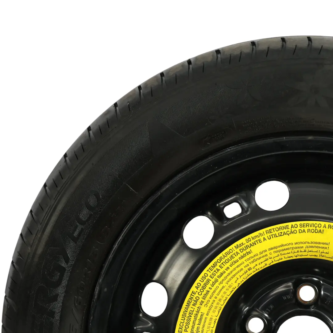 Volkswagen Polo 6R Rueda Repuesto Acero Hankook R15 8J 185/60 ET:38 - SKU 6C0601027-2 - Número de pieza 6C0601027