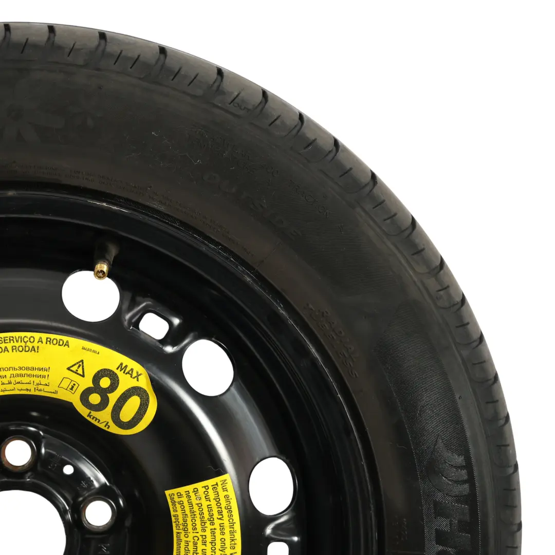 Volkswagen Polo 6R Ersatz Rad Stahl Reifen Hankook R15 8J 185/60 ET:38 - SKU 6C0601027-2 - Teilenummer 6C0601027