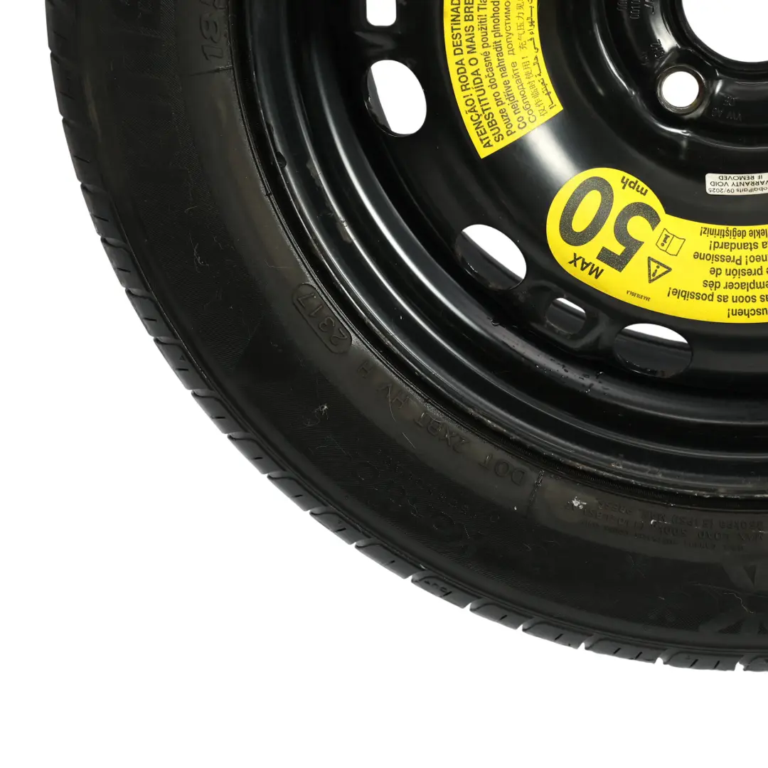 Roue Secours Acier Pneu Hankook R15 8J 185/60 ET:38 pour Volkswagen Polo 6R à propos du numéro de pièce 6C0601027 Volkswagen Polo 6R Roue Secours Acier Pneu Hankook R15 8J 185/60 ET:38 - SKU 6C0601027-2 - Numéro de pièce 6C0601027