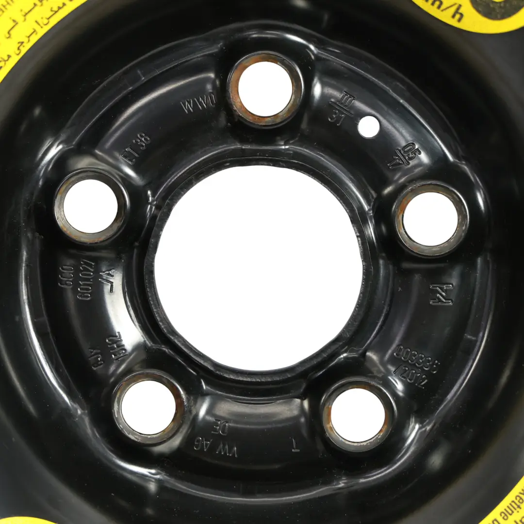 Volkswagen Polo 6R Acciaio Ruota Scorta Hankook R15 8J 185/60 ET:38 - SKU 6C0601027-2 - Numero di parte 6C0601027