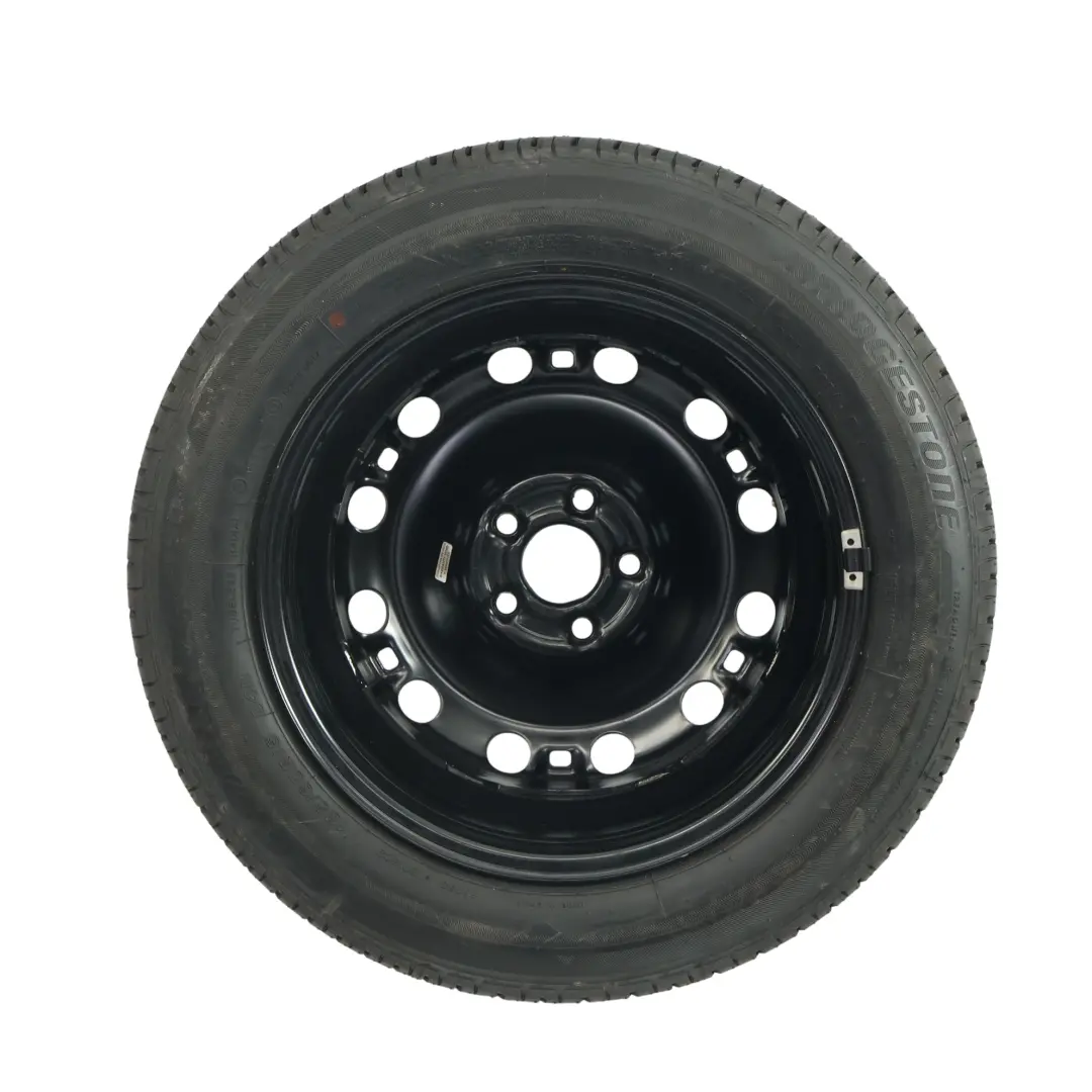 Volkswagen Polo 6R Spare Wheel Steel Bridgestone R15 185/60 6J ET:38 - SKU 6C0601027-3 - Part number 6C0601027