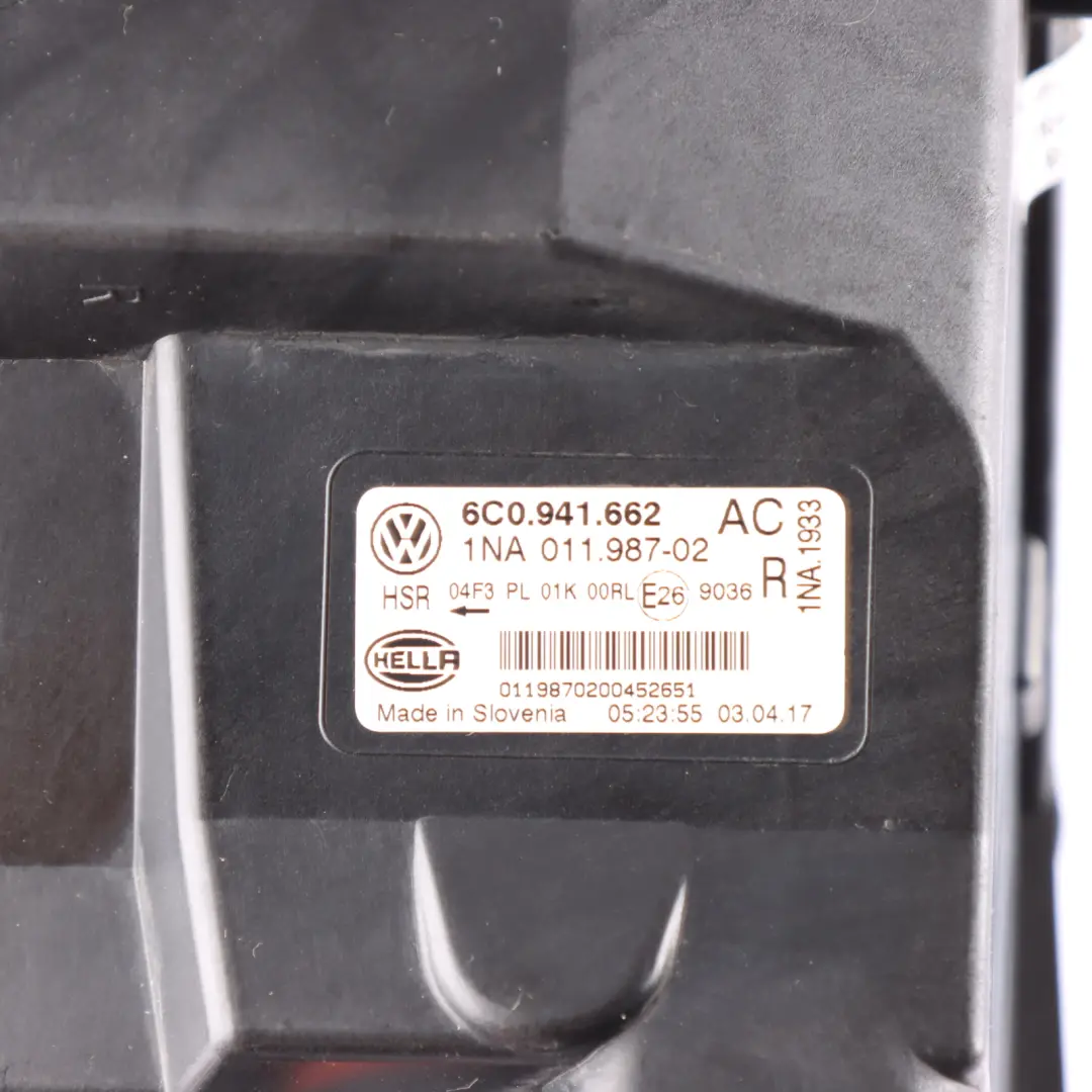 Fog Lamp Bumper Light Front Right O/S to Volkswagen VW Polo 6R with Part number 6C0941662 Volkswagen VW Polo 6R Fog Lamp Bumper Light Front Right O/S - SKU 6C0941662 - Part number 6C0941662