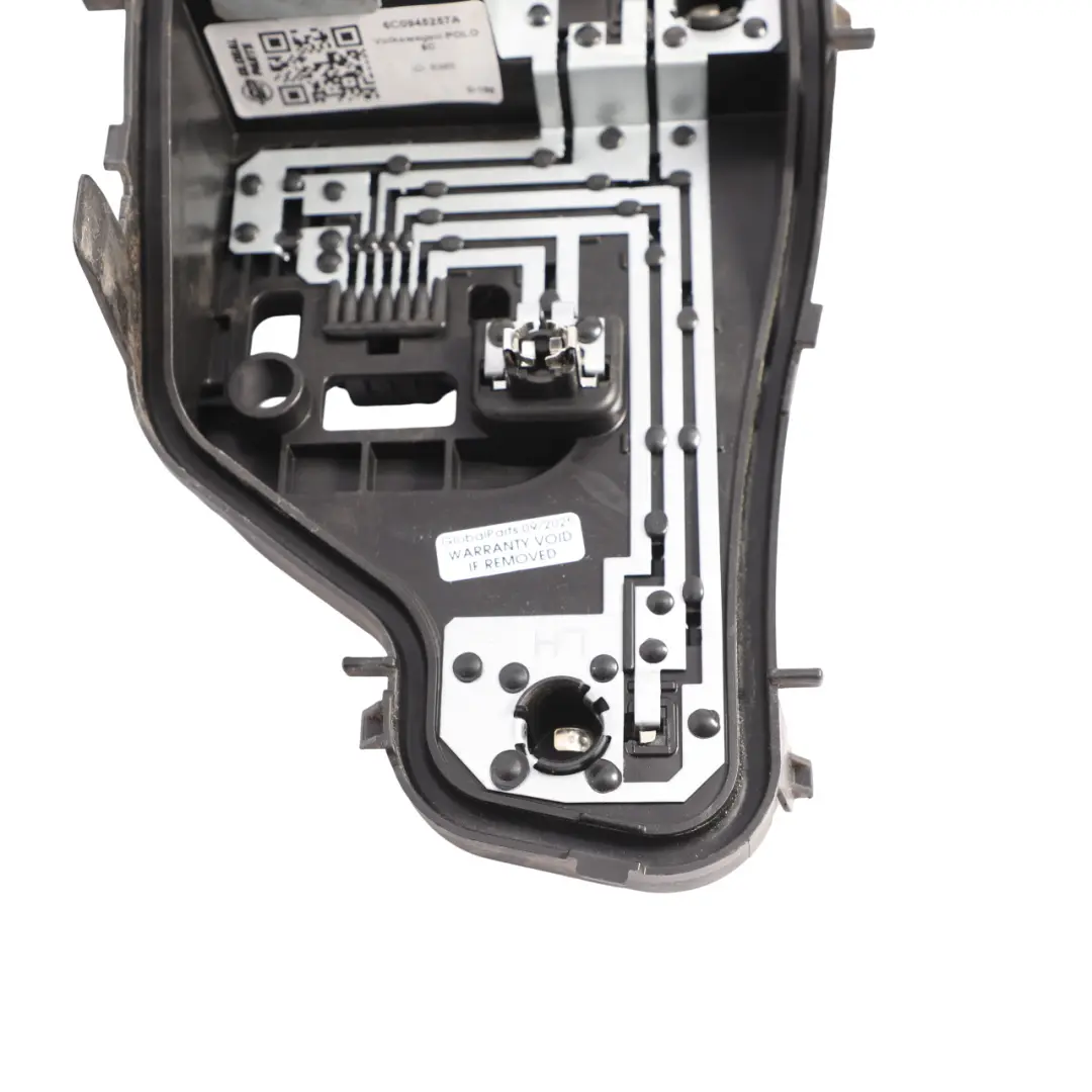 Volkswagen Polo 6C Rear Light Lamp Bulb Socket Holder Left N/S - SKU 6C0945257A - Part number 6C0945257A