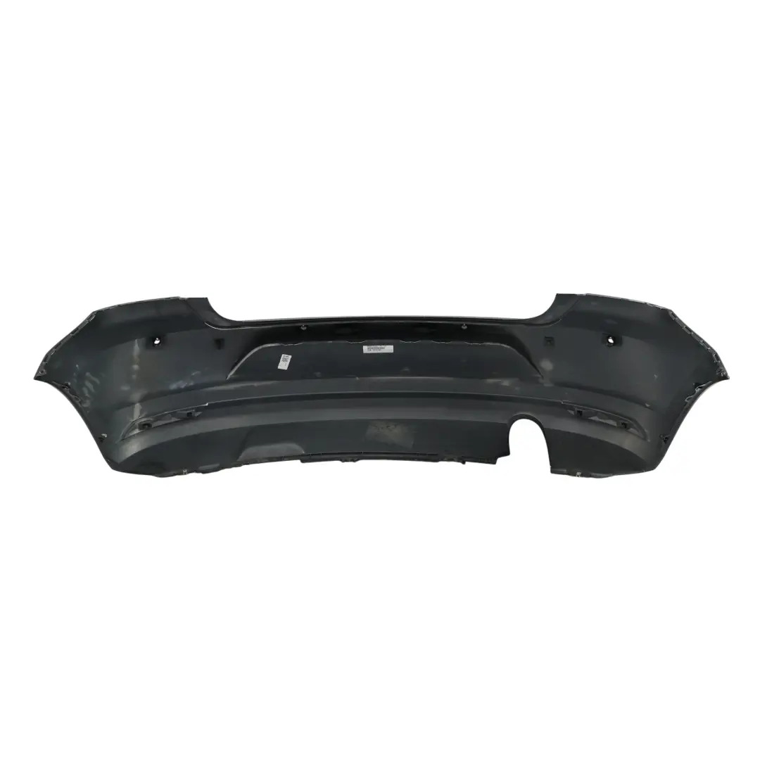Bumper Rear Trim Panel Deep Black Pearl Effect - C9X to Volkswagen VW Polo 6R with Part number 6C6807421A Volkswagen VW Polo 6R Bumper Rear Trim Panel Deep Black Pearl Effect - C9X - SKU 6C6807421A-DBL - Part number 6C6807421A