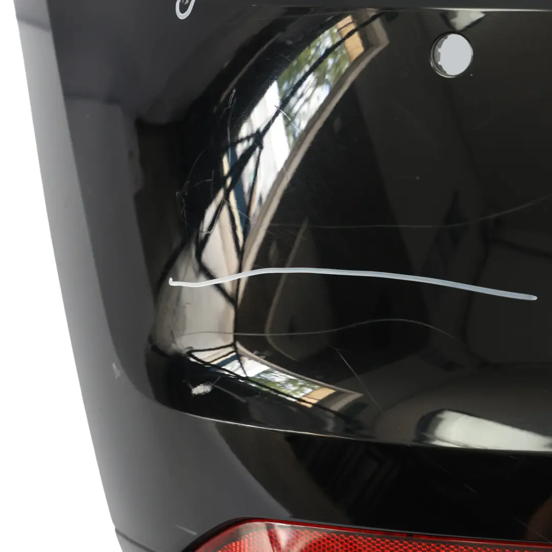 Volkswagen VW Polo 6R Bumper Rear Trim Panel Deep Black Pearl Effect - C9X - SKU 6C6807421A-DBL - Part number 6C6807421A