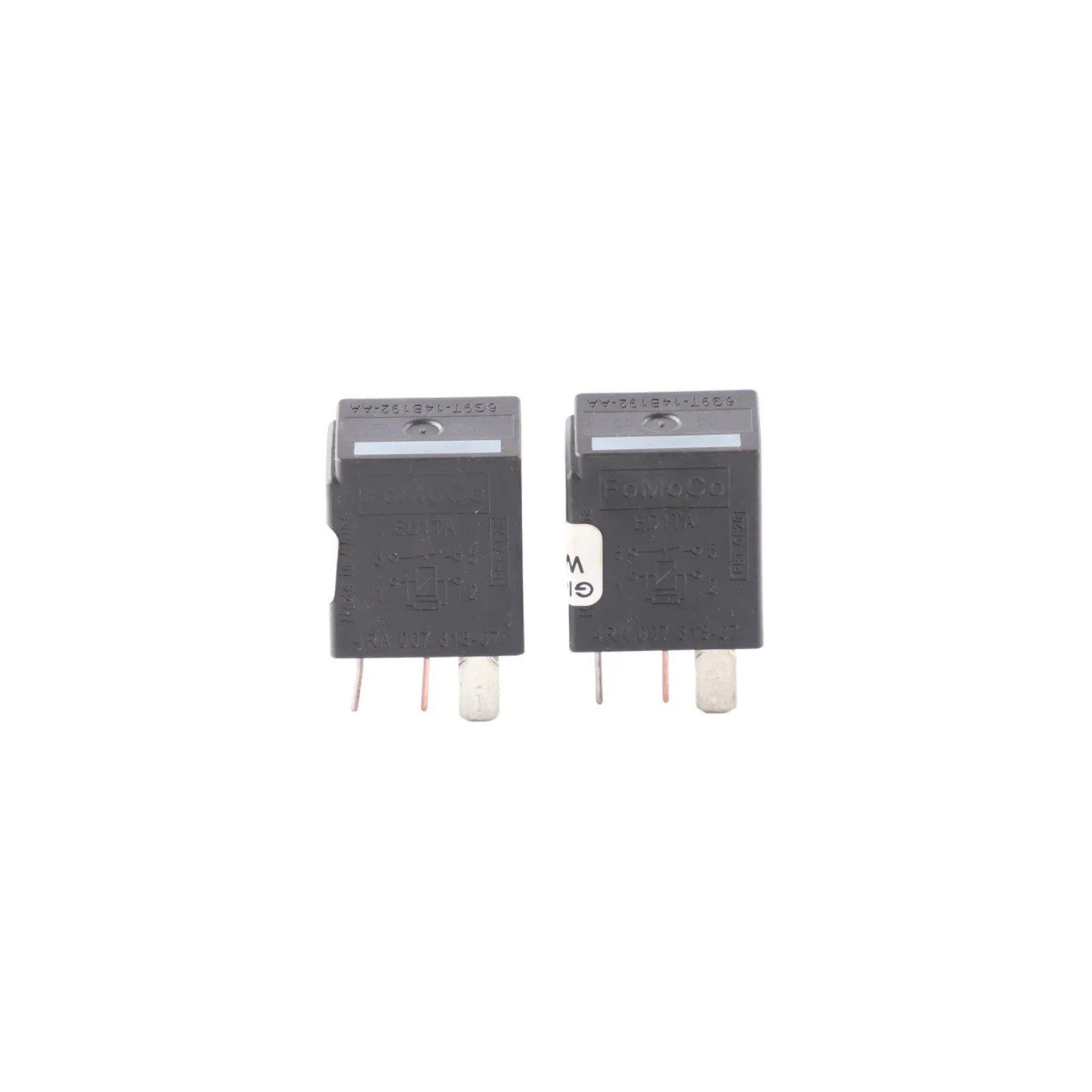 Ford Mondeo Transit Relay 4-Pin Black FoMoCo Unit 6G9T-14B192-AA SET X2