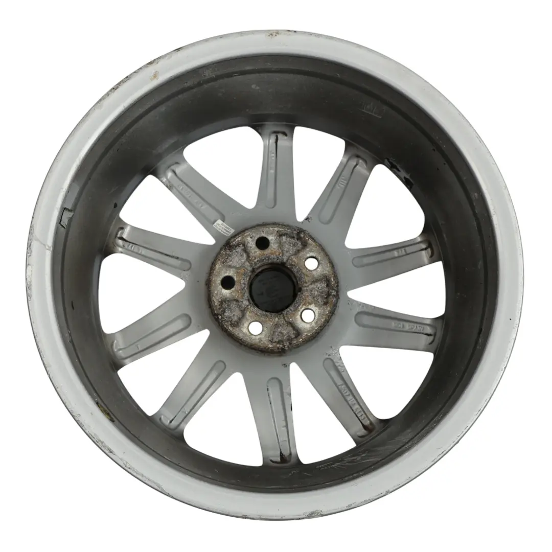 Seat Ibiza Mk4 6J Llanta De Aleación Negra 17" 10 Radios 7J ET:43 - SKU 6J0601025P-5 - Número de pieza 6J0601025P