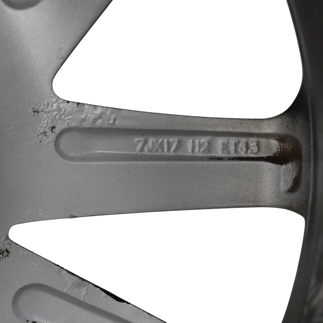 Mk4 6J Llanta De Aleación Negra 17" 10 Radios 7J ET:43 para Seat Ibiza con número de pieza 6J0601025P Seat Ibiza Mk4 6J Llanta De Aleación Negra 17" 10 Radios 7J ET:43 - SKU 6J0601025P-5 - Número de pieza 6J0601025P