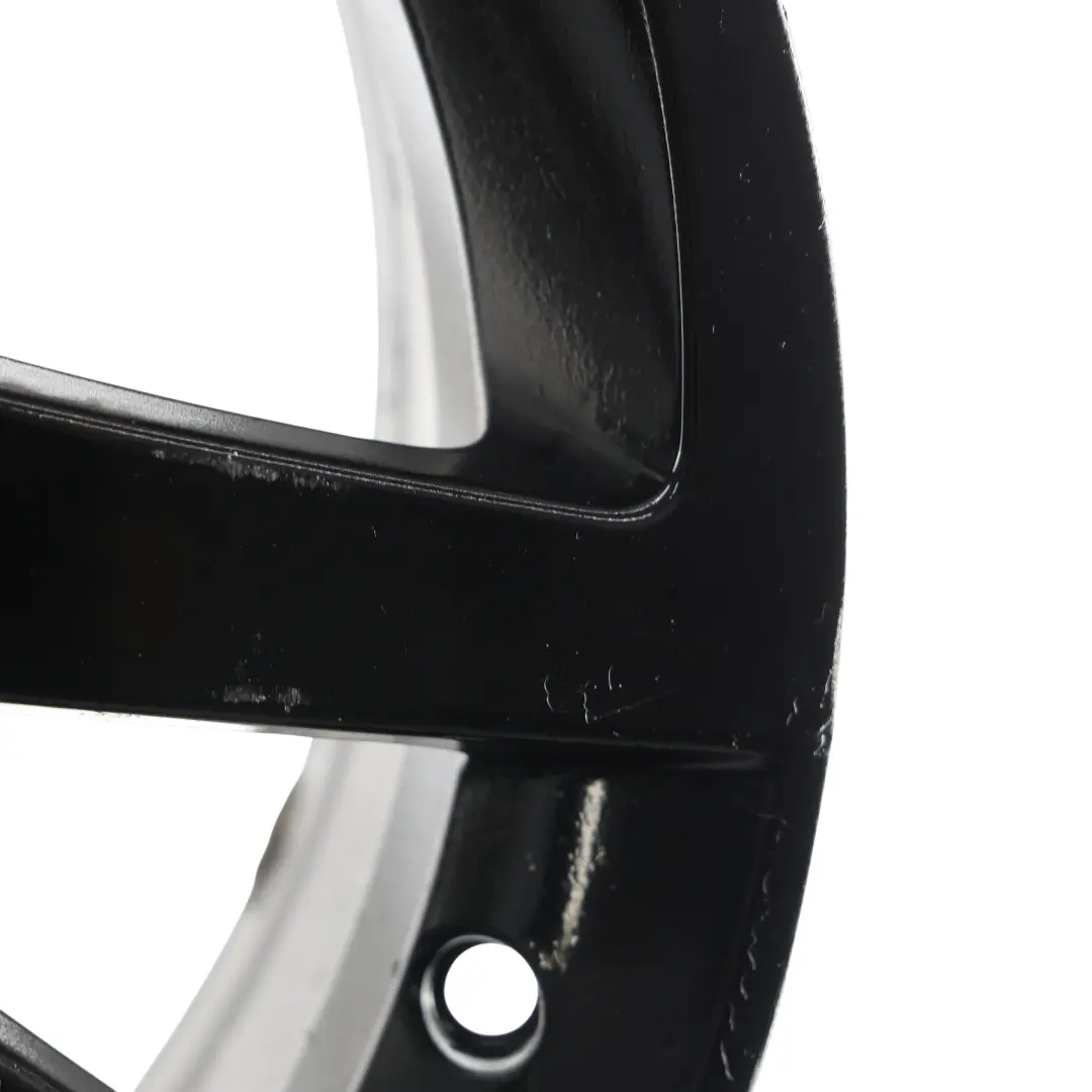 Seat Ibiza Mk4 6J Schwarz Leicht Metall Rad 17" 10 Speichen 7J ET:43 - SKU 6J0601025P-5 - Teilenummer 6J0601025P